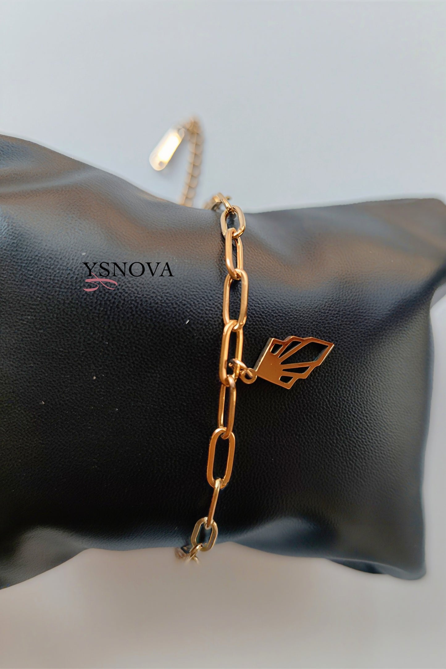 Gold Plated Stainless Steel Women’s Crown Bracelet