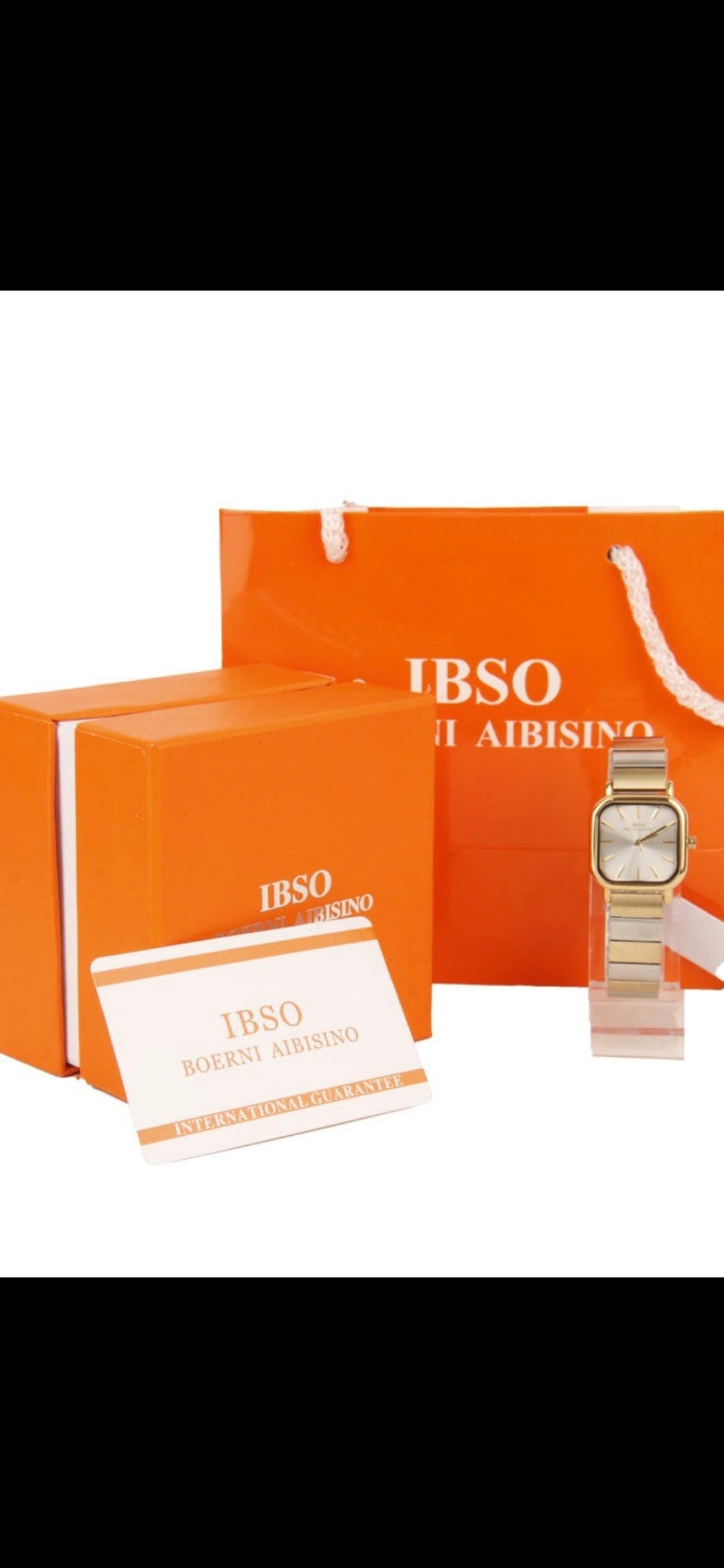 IB'SO mix gold X silver with white dial