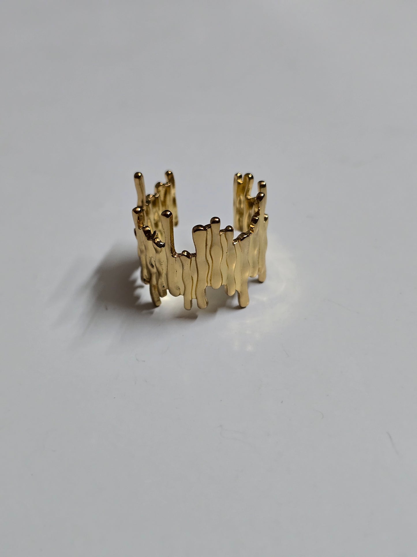 Modern Design– Stainless Steel Ring (Free Size)