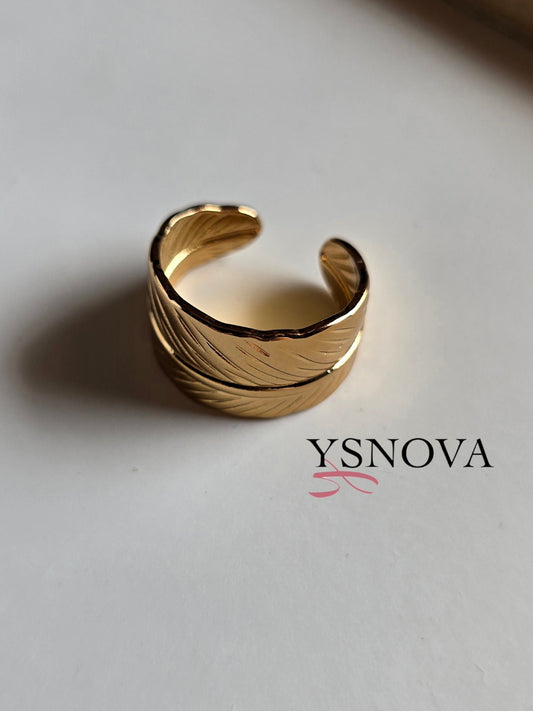 6 Modern Designs – Gold Plated Stainless Steel Rings Set (Free Size)
