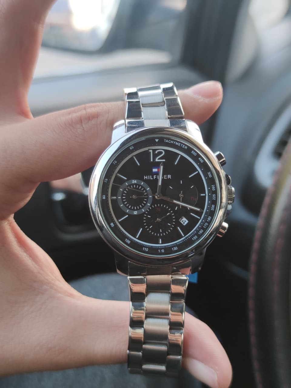 Steel Chrono Watch
