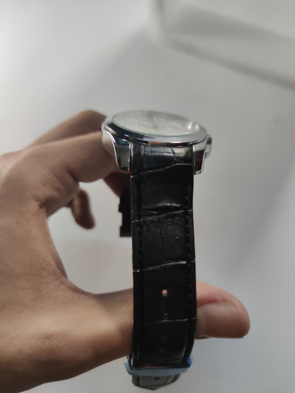 Black Leather Chrono