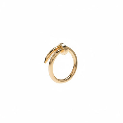 Cartier Inspired Design – Gold Plated Stainless Steel Ring