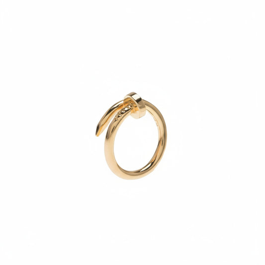 Cartier Inspired Design – Gold Plated Stainless Steel Ring
