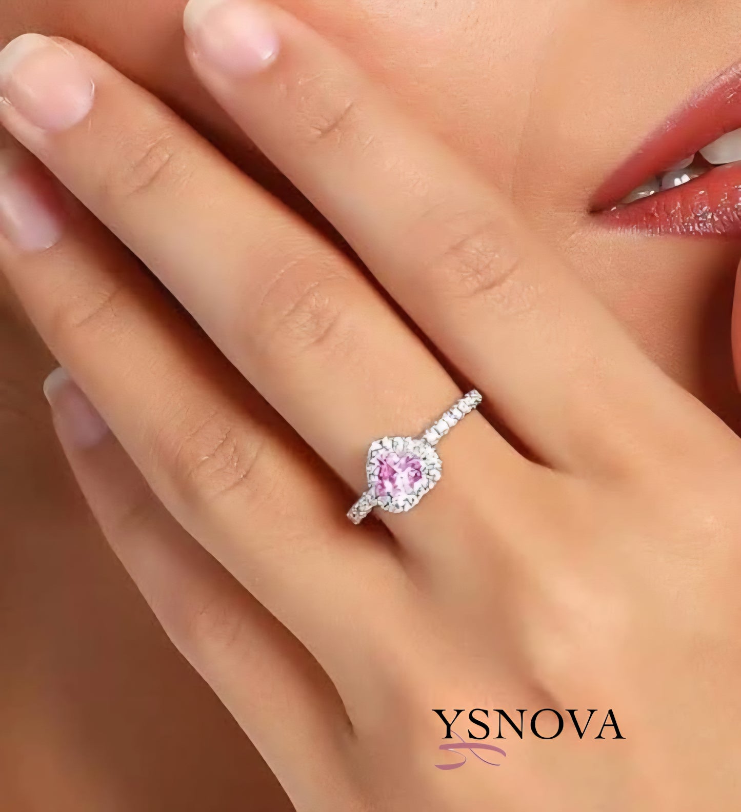 Pandora Style Heart Rings – Silver Plated Stainless Steel with Colorful Zircon Stones (Free Size)