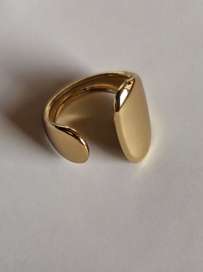 Trendy Mixed Designs – Gold Plated Stainless Steel Rings Set (Free Size)