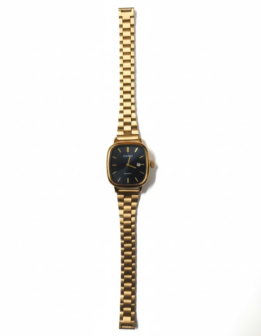 Black Dial Frame Watch