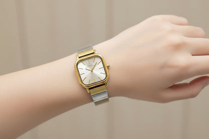 IB'SO mix gold X silver with white dial