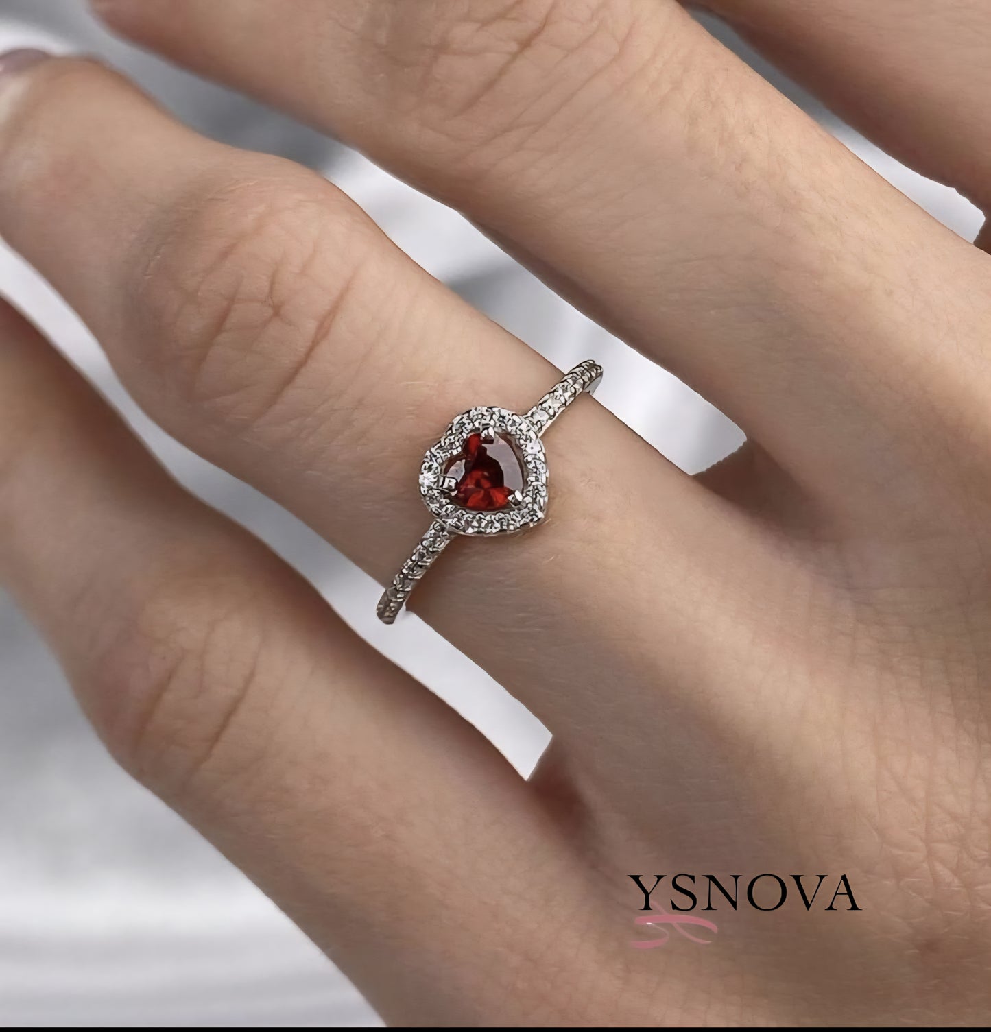 Pandora Style Heart Rings – Silver Plated Stainless Steel with Colorful Zircon Stones (Free Size)