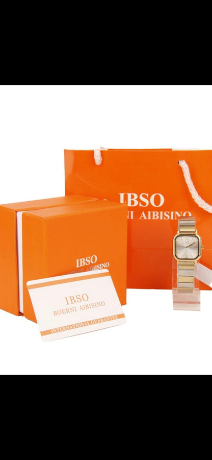IB'SO mix gold X silver with white dial