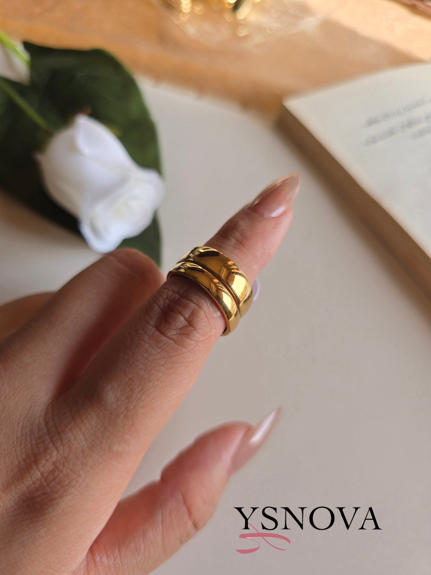Double Bambi Ring Offer – Two Gold Plated Stainless Steel Rings for the Price of One