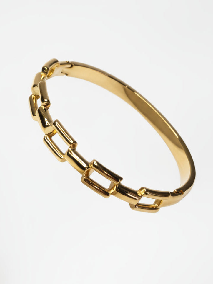 Chain Link Bracelet – Gold Plated Stainless Steel