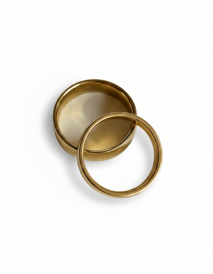 Double Bambi Ring Offer – Two Gold Plated Stainless Steel Rings for the Price of One