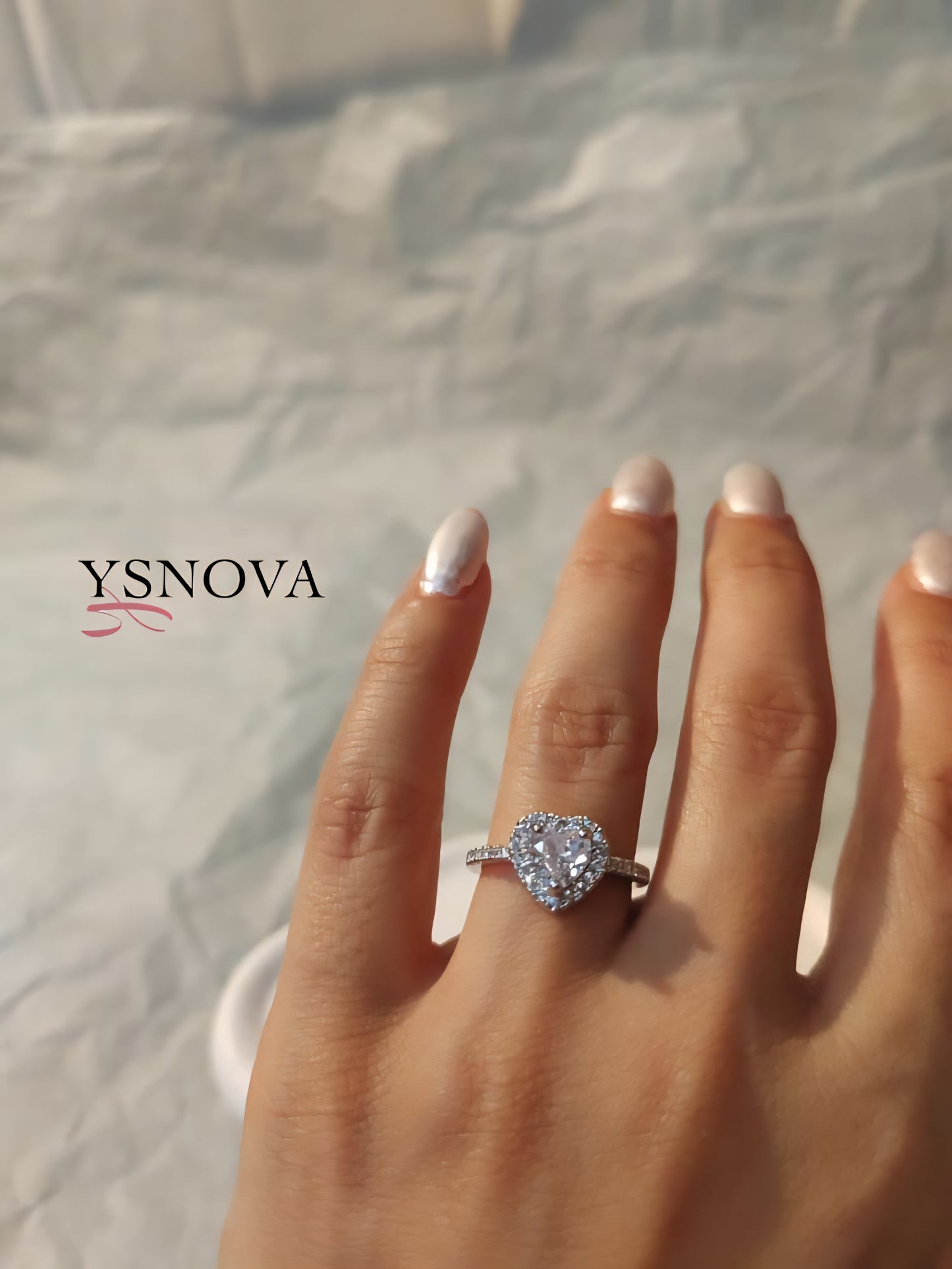 Pandora Style Heart Rings – Silver Plated Stainless Steel with Colorful Zircon Stones (Free Size)