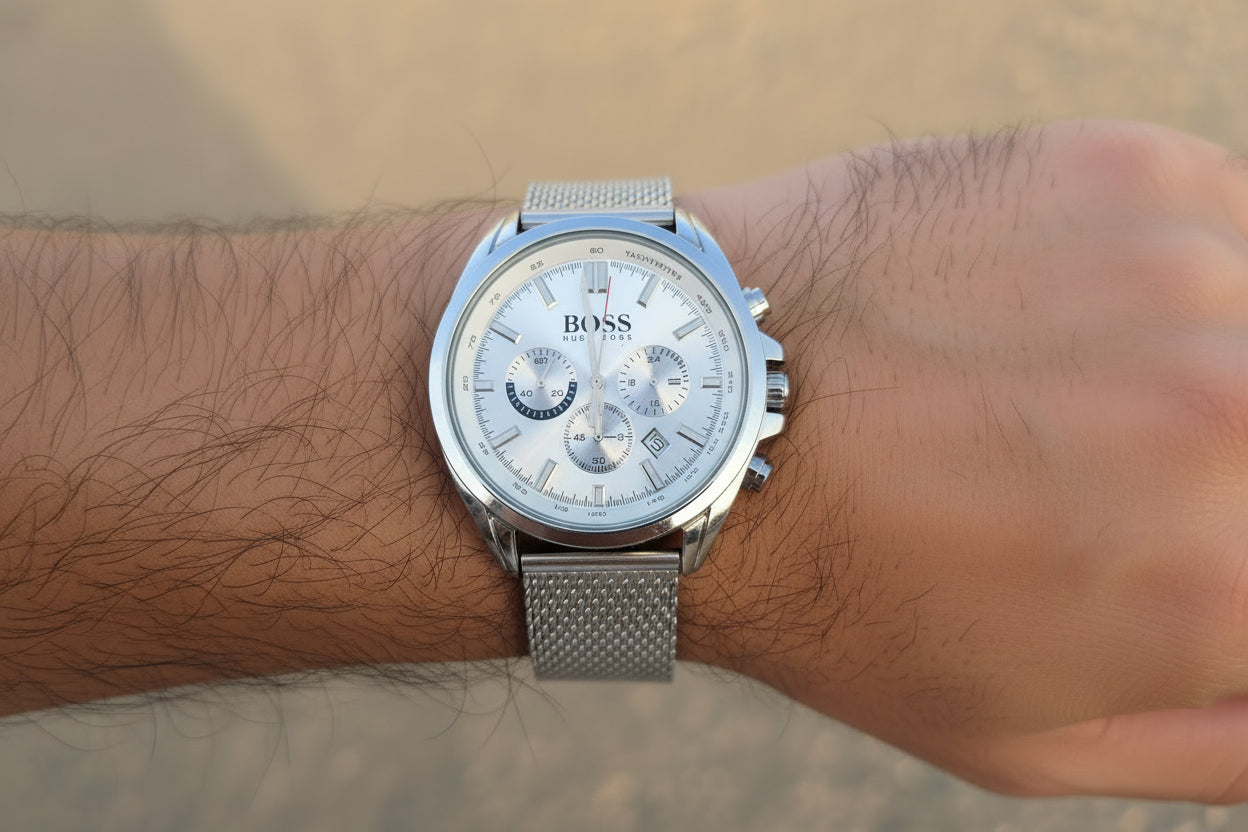 Steel Chrono Watch